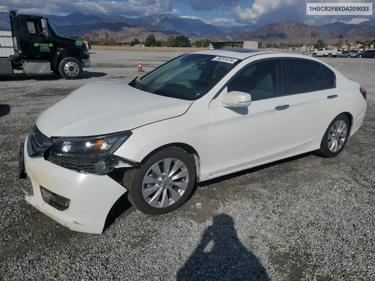 2013 Honda Accord Exl VIN: 1HGCR2F8XDA209033 Lot: 78291474