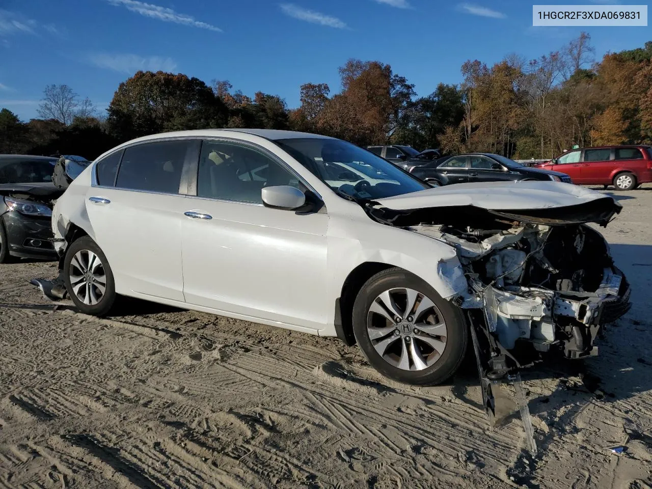 2013 Honda Accord Lx VIN: 1HGCR2F3XDA069831 Lot: 78880044