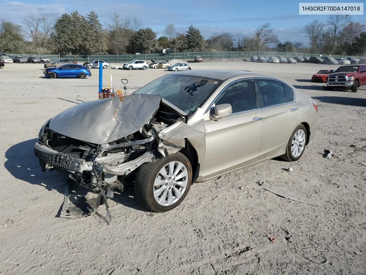 2013 Honda Accord Ex VIN: 1HGCR2F70DA147018 Lot: 79693654