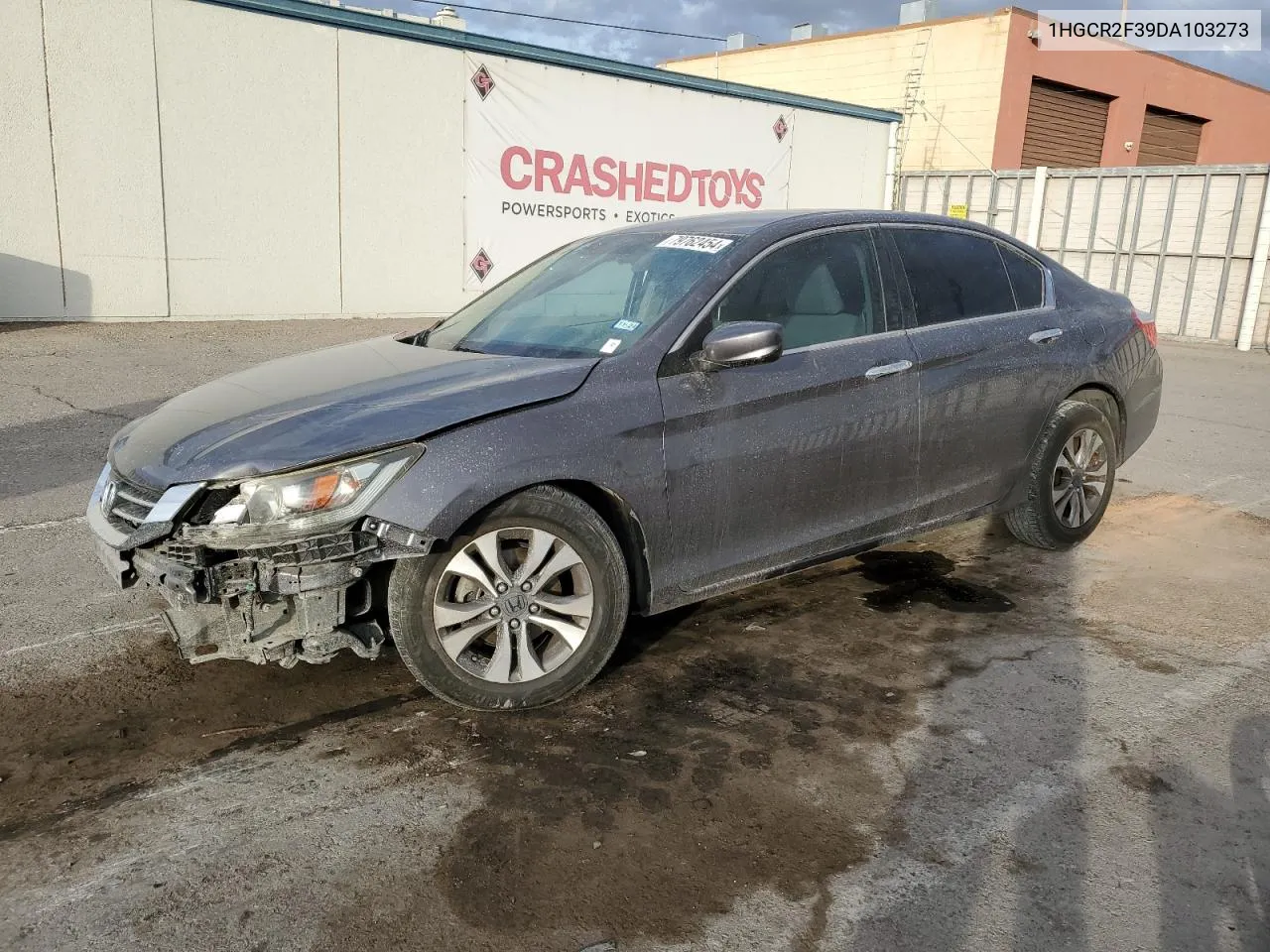 2013 Honda Accord Lx VIN: 1HGCR2F39DA103273 Lot: 79762454