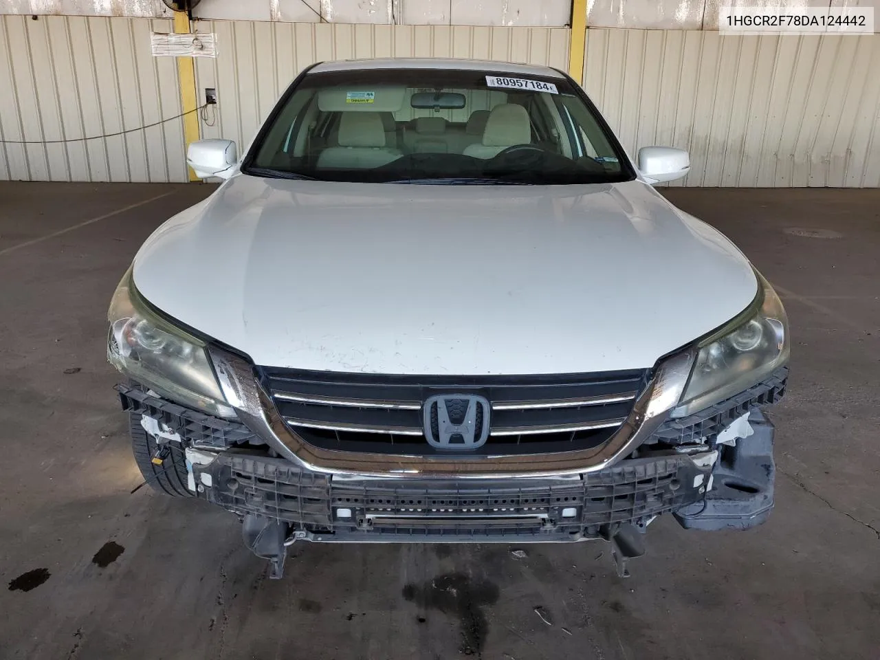 2013 Honda Accord Ex VIN: 1HGCR2F78DA124442 Lot: 80957184