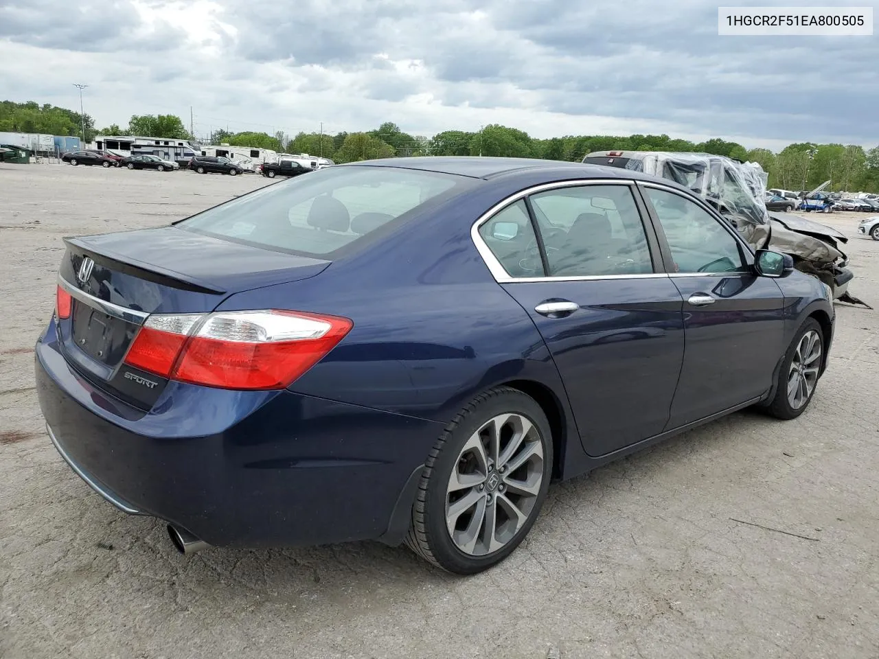 2014 Honda Accord Sport VIN: 1HGCR2F51EA800505 Lot: 51489184