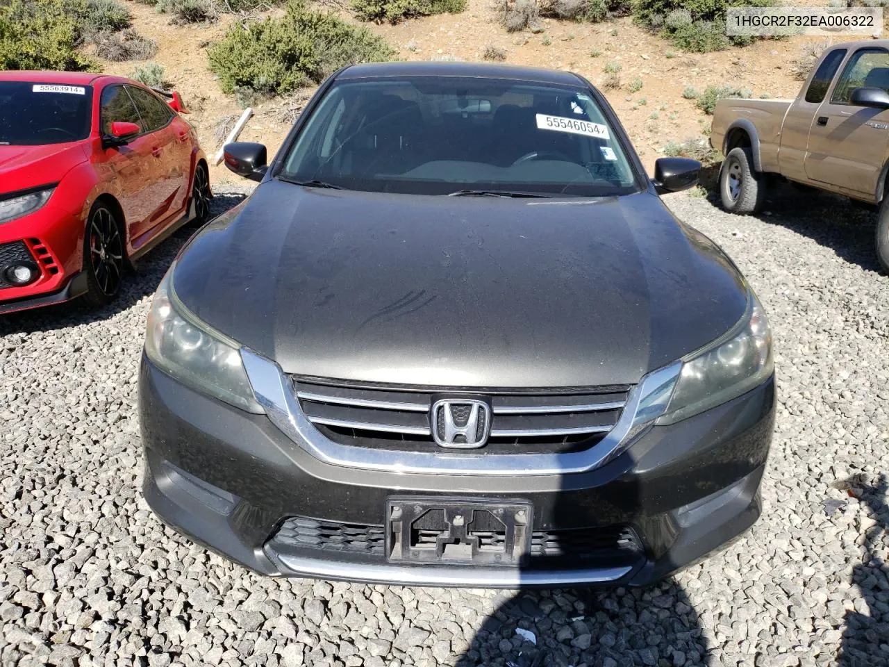 1HGCR2F32EA006322 2014 Honda Accord Lx