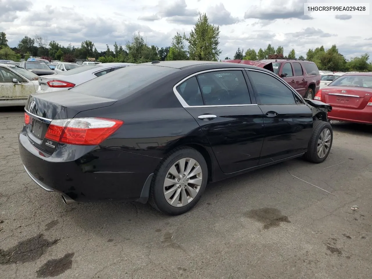 2014 Honda Accord Touring VIN: 1HGCR3F99EA029428 Lot: 58280404