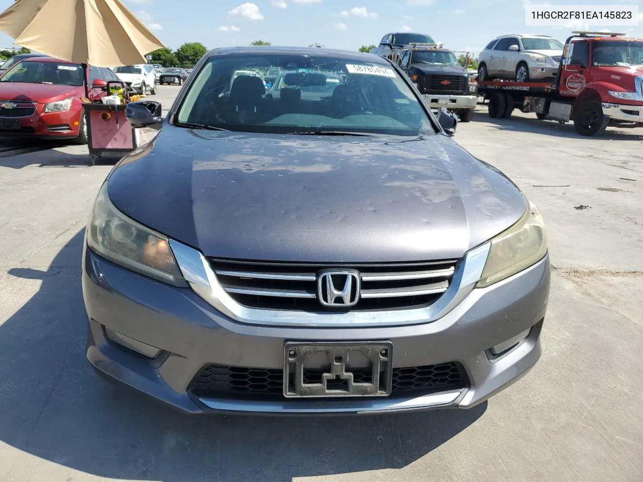 2014 Honda Accord Exl VIN: 1HGCR2F81EA145823 Lot: 58785494