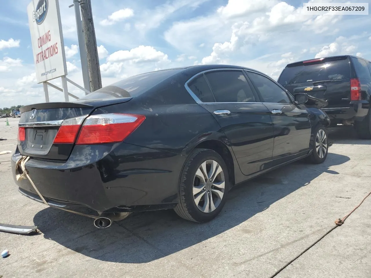 1HGCR2F33EA067209 2014 Honda Accord Lx