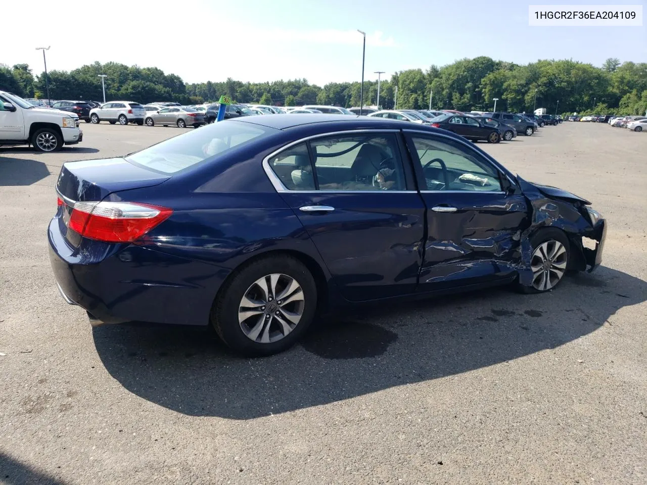 2014 Honda Accord Lx VIN: 1HGCR2F36EA204109 Lot: 61942994