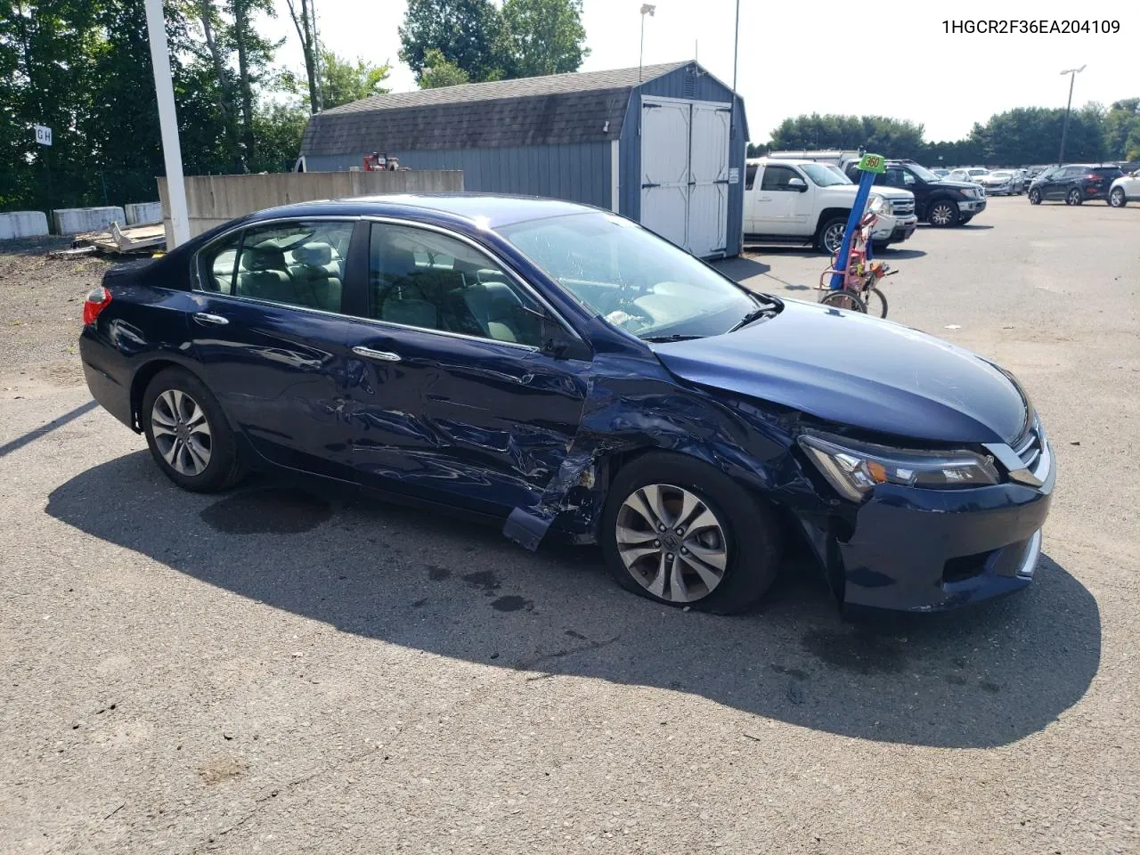 1HGCR2F36EA204109 2014 Honda Accord Lx