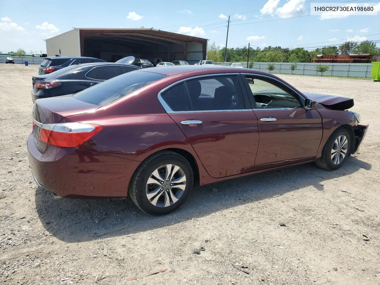 2014 Honda Accord Lx VIN: 1HGCR2F30EA198680 Lot: 62359284