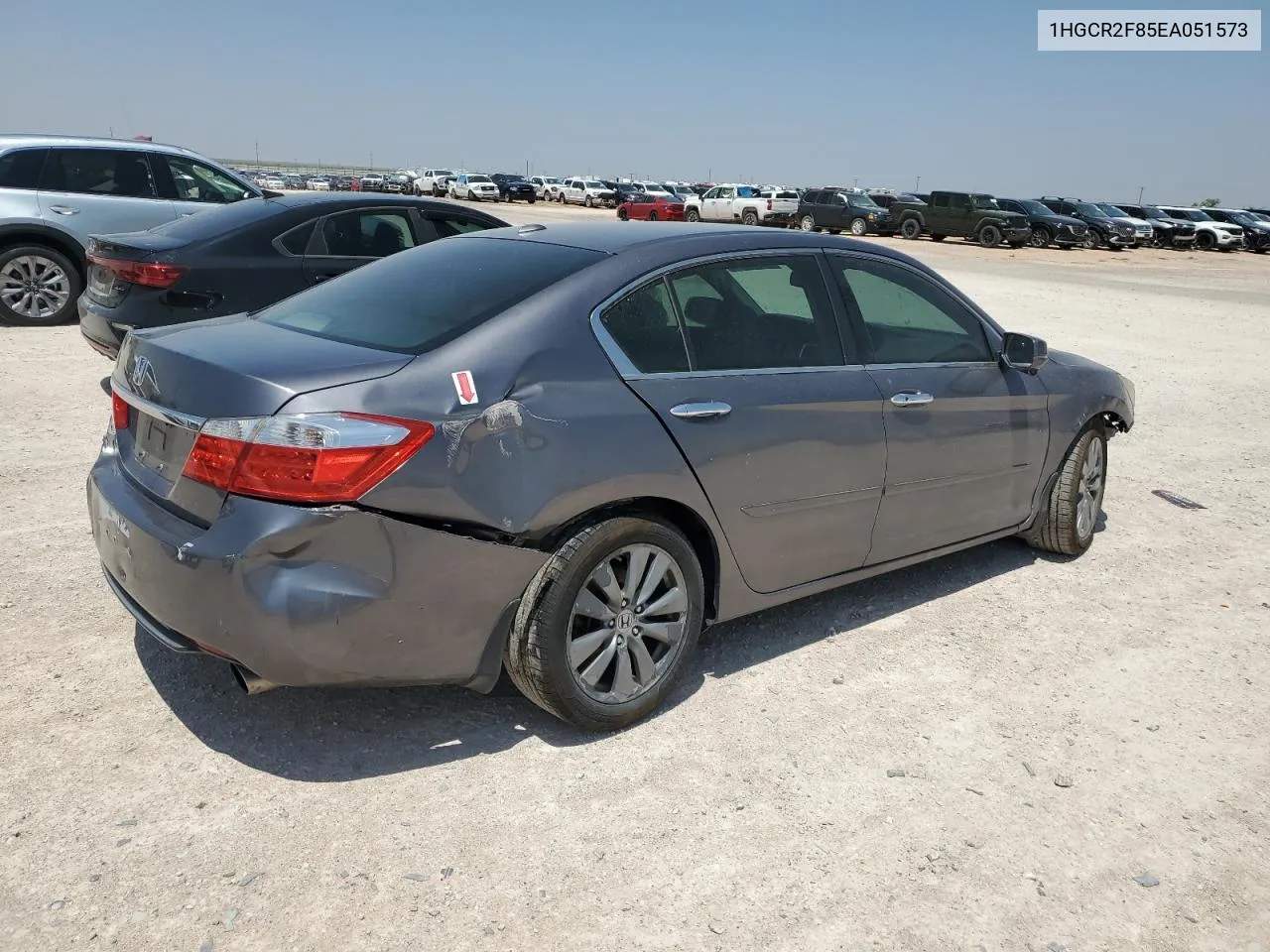 2014 Honda Accord Exl VIN: 1HGCR2F85EA051573 Lot: 64986234