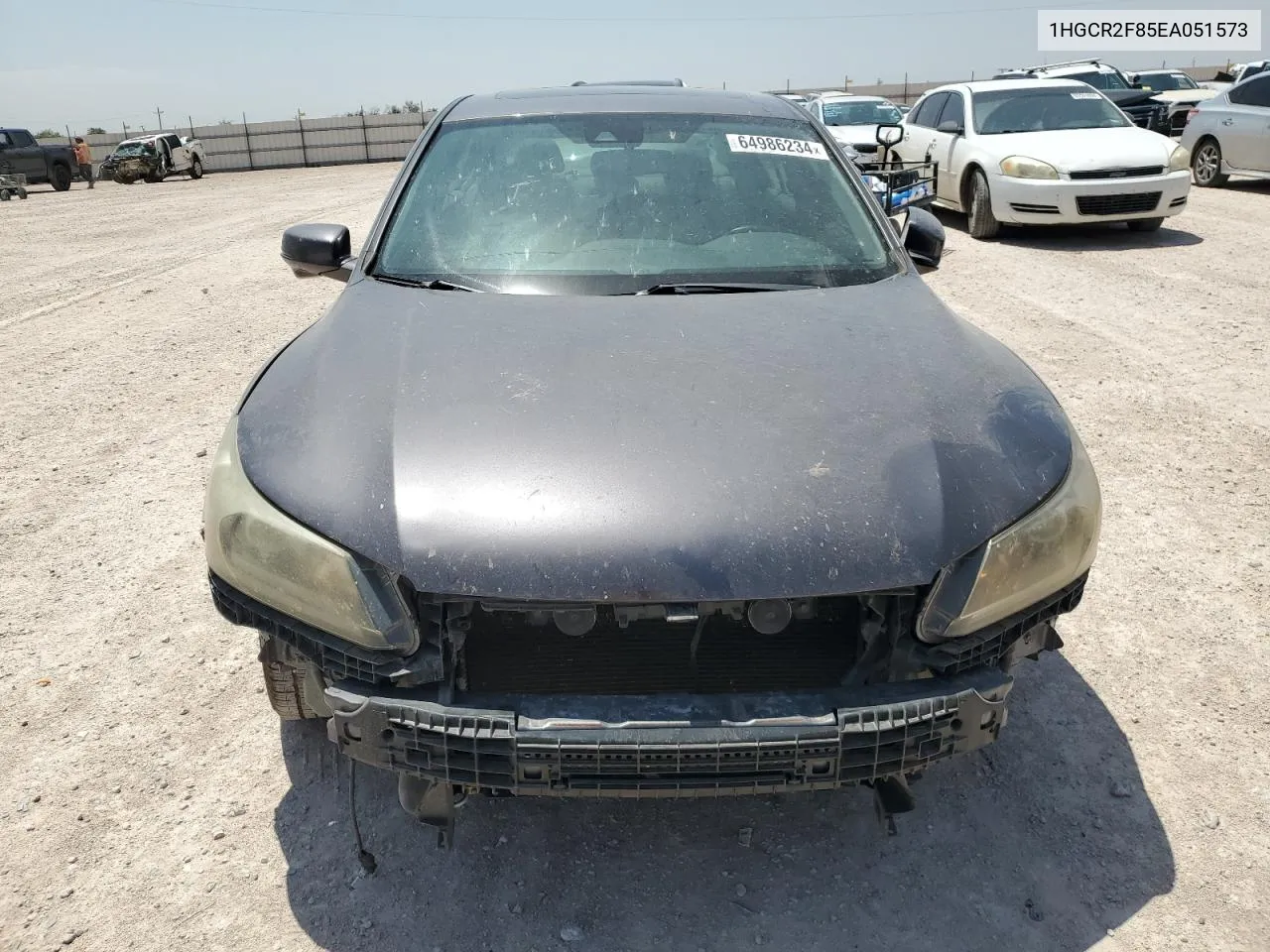 1HGCR2F85EA051573 2014 Honda Accord Exl