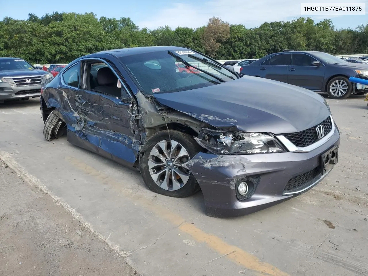 1HGCT1B77EA011875 2014 Honda Accord Ex