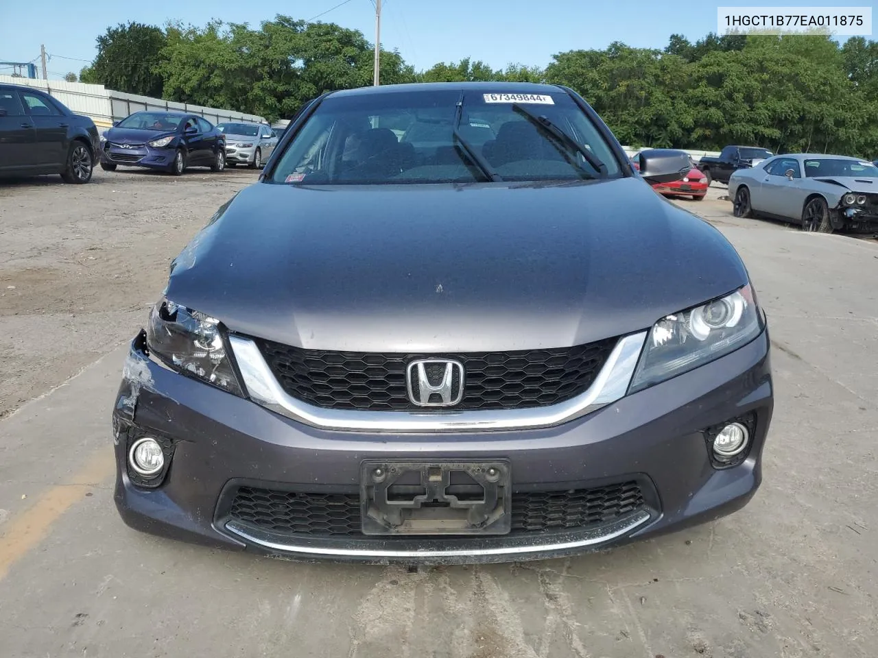 1HGCT1B77EA011875 2014 Honda Accord Ex