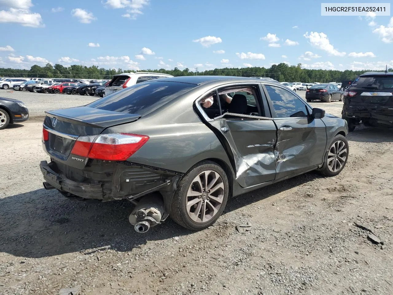 2014 Honda Accord Sport VIN: 1HGCR2F51EA252411 Lot: 67602394