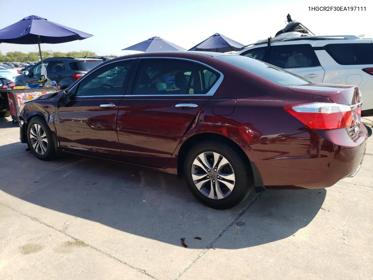 2014 Honda Accord Lx VIN: 1HGCR2F30EA197111 Lot: 69778933