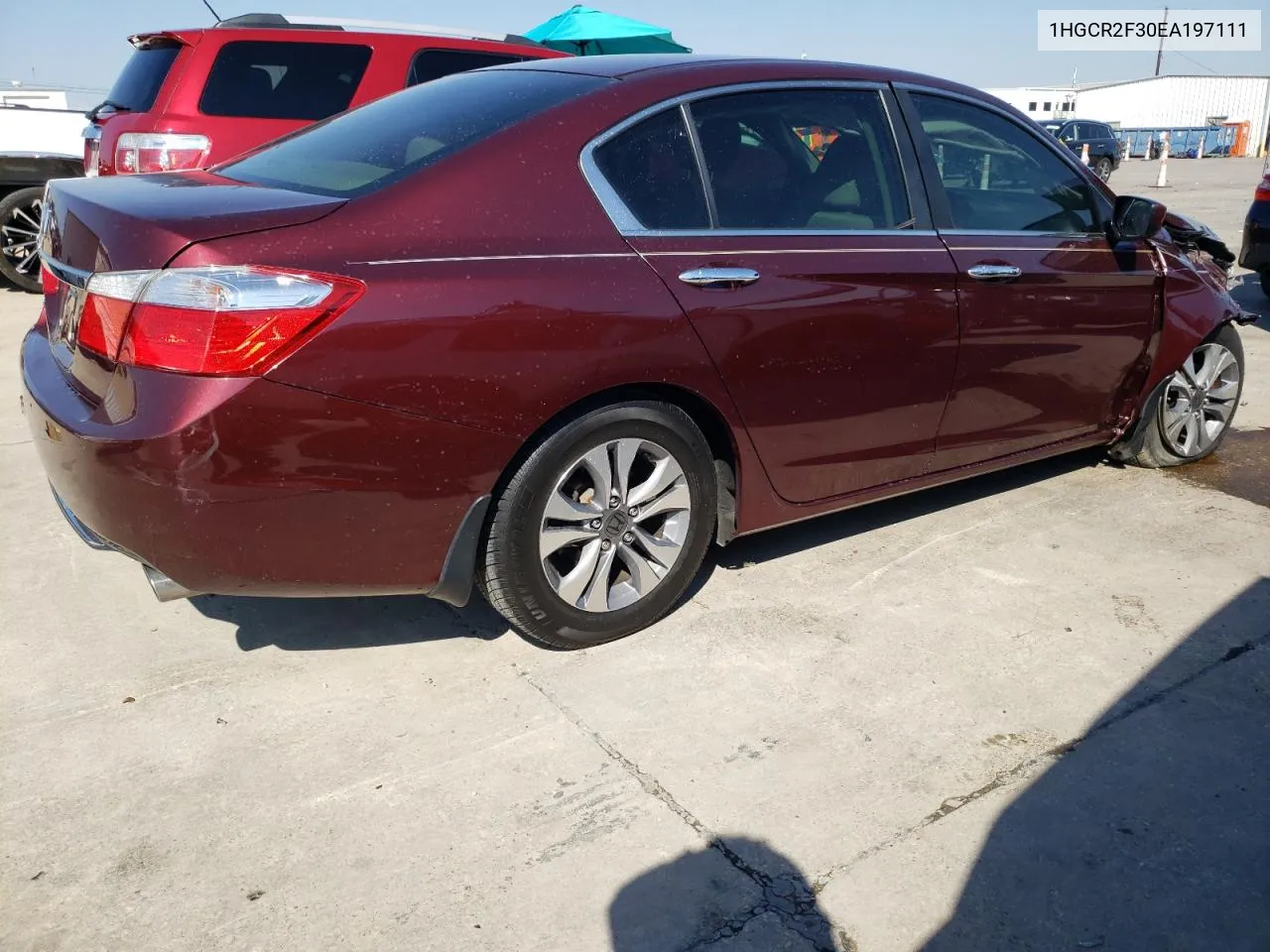 2014 Honda Accord Lx VIN: 1HGCR2F30EA197111 Lot: 69778933