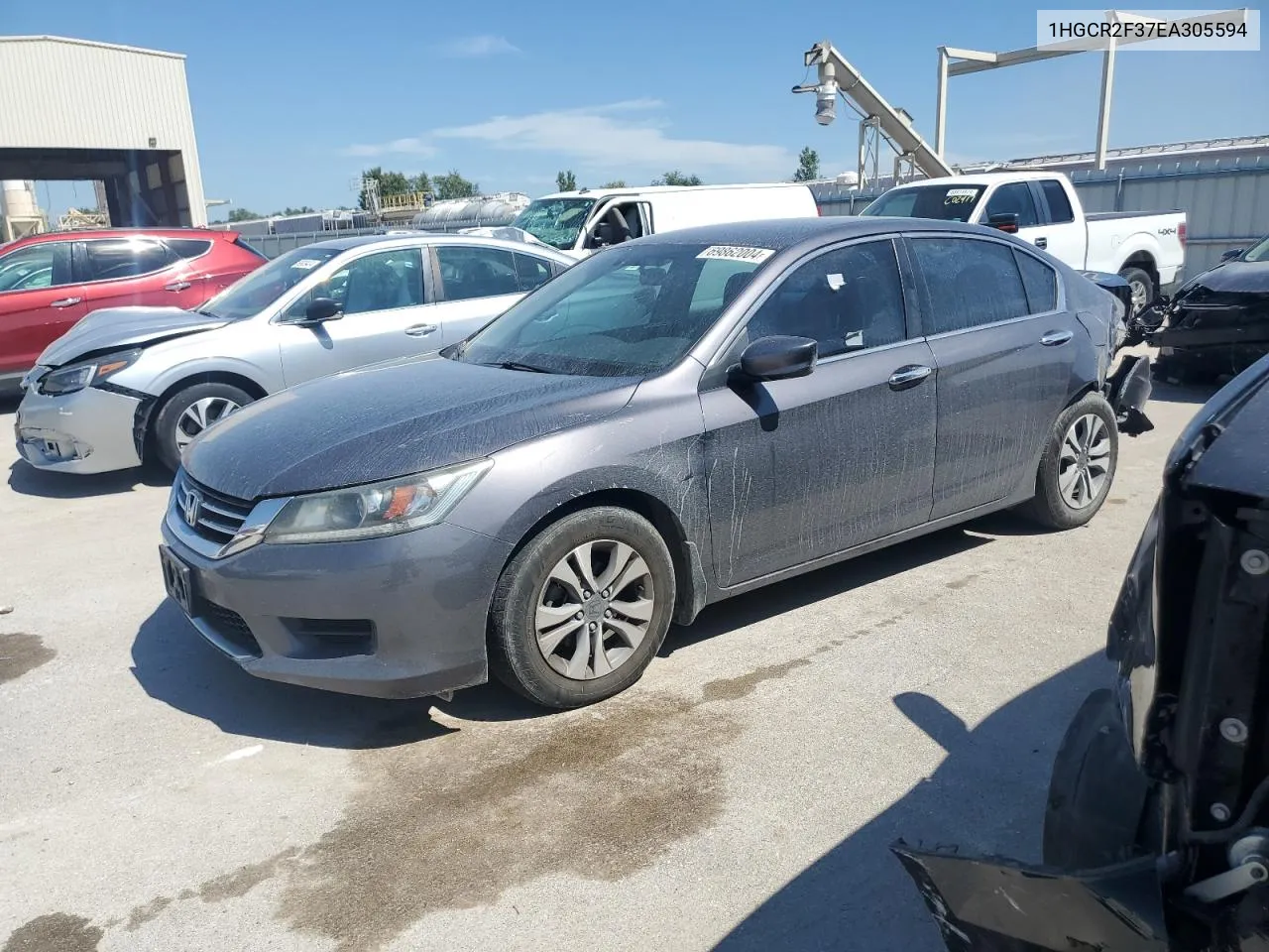 2014 Honda Accord Lx VIN: 1HGCR2F37EA305594 Lot: 69862004