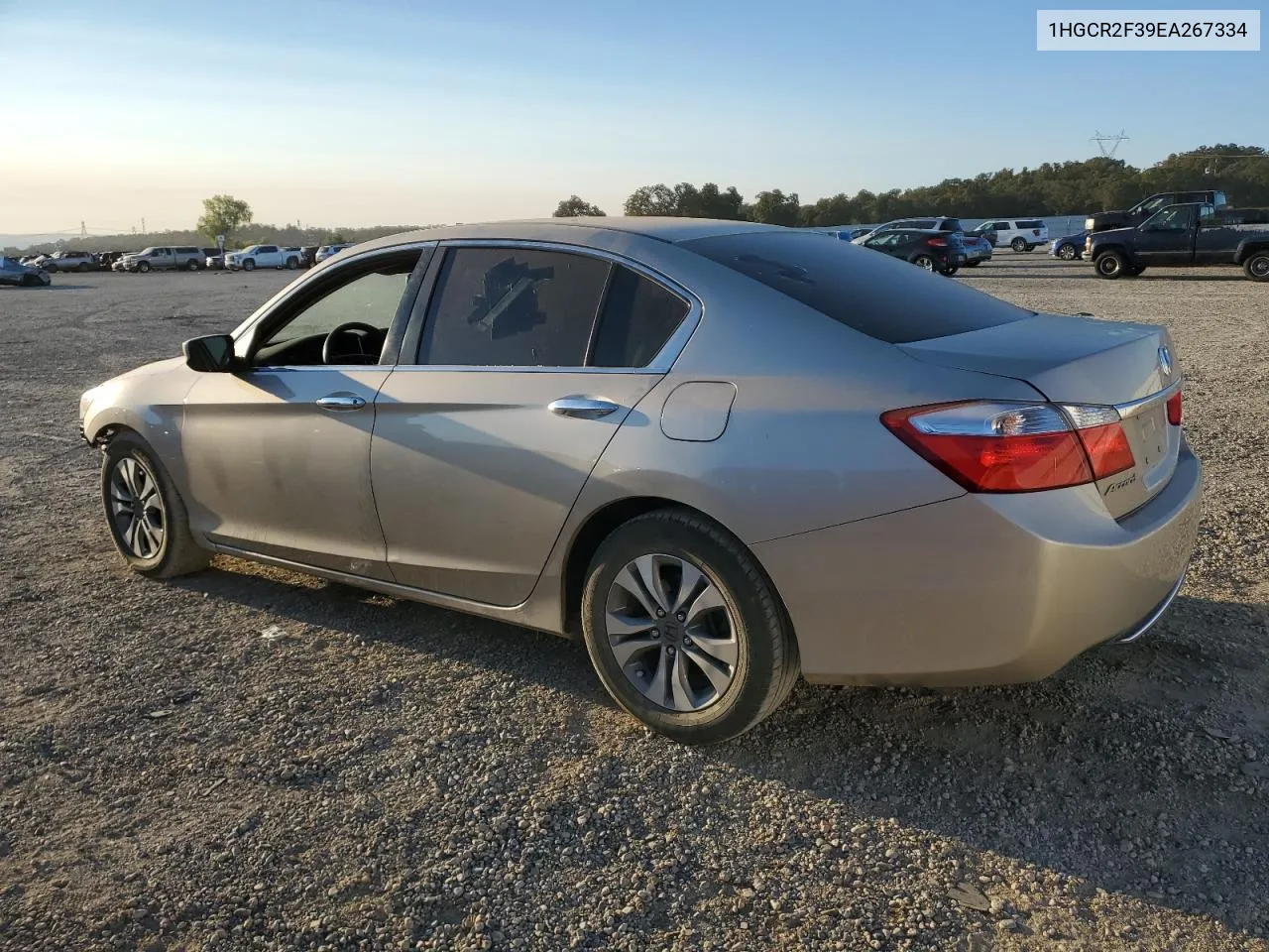 2014 Honda Accord Lx VIN: 1HGCR2F39EA267334 Lot: 69989194