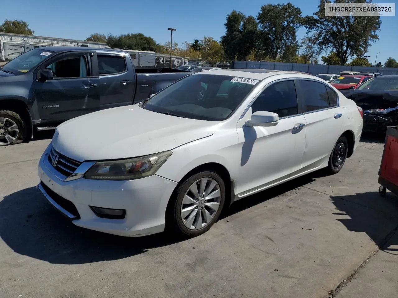 2014 Honda Accord Ex VIN: 1HGCR2F7XEA083720 Lot: 70280824