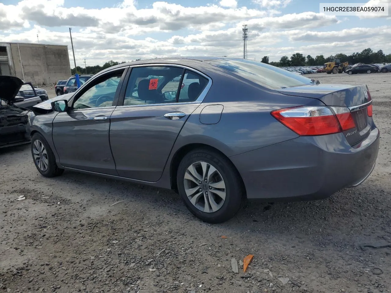 2014 Honda Accord Lx VIN: 1HGCR2E38EA059074 Lot: 70450884