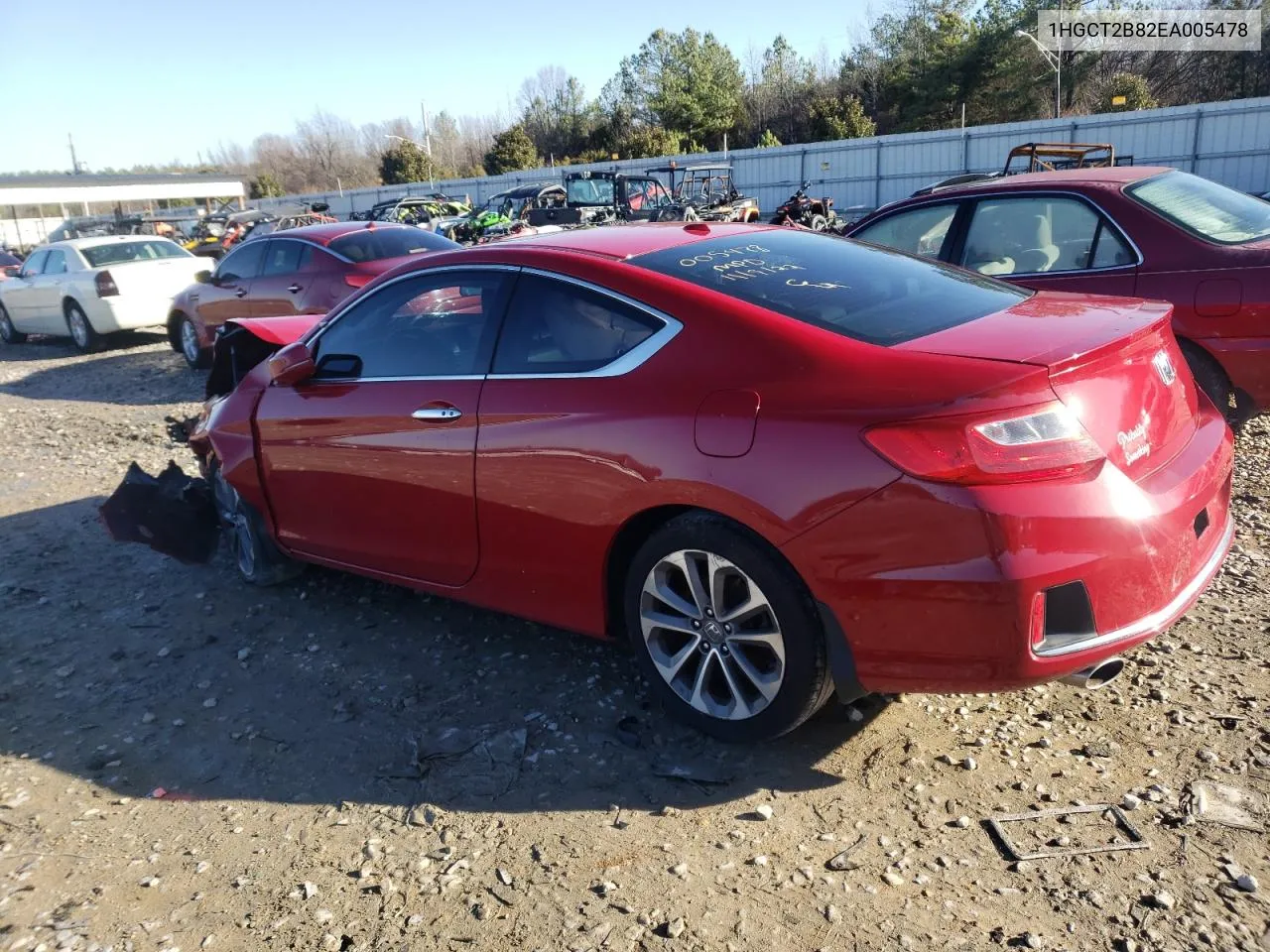 2014 Honda Accord Exl VIN: 1HGCT2B82EA005478 Lot: 70510024