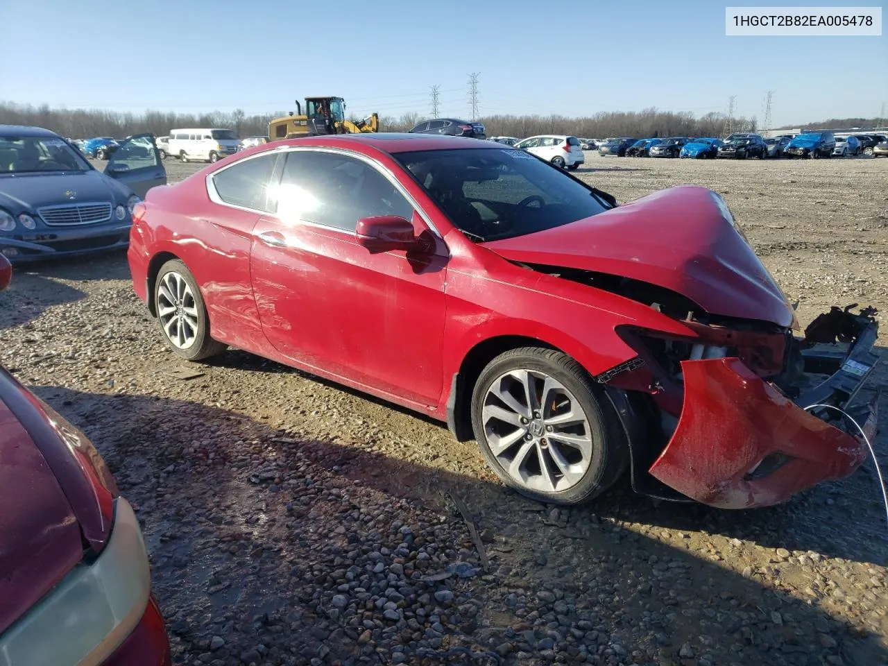 2014 Honda Accord Exl VIN: 1HGCT2B82EA005478 Lot: 70510024