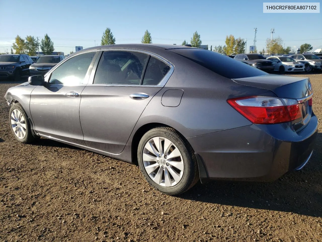 2014 Honda Accord Exl VIN: 1HGCR2F80EA807102 Lot: 72673734