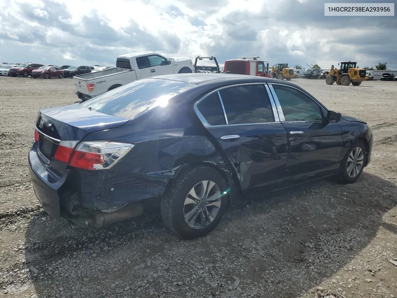 2014 Honda Accord Lx VIN: 1HGCR2F38EA293956 Lot: 72921004