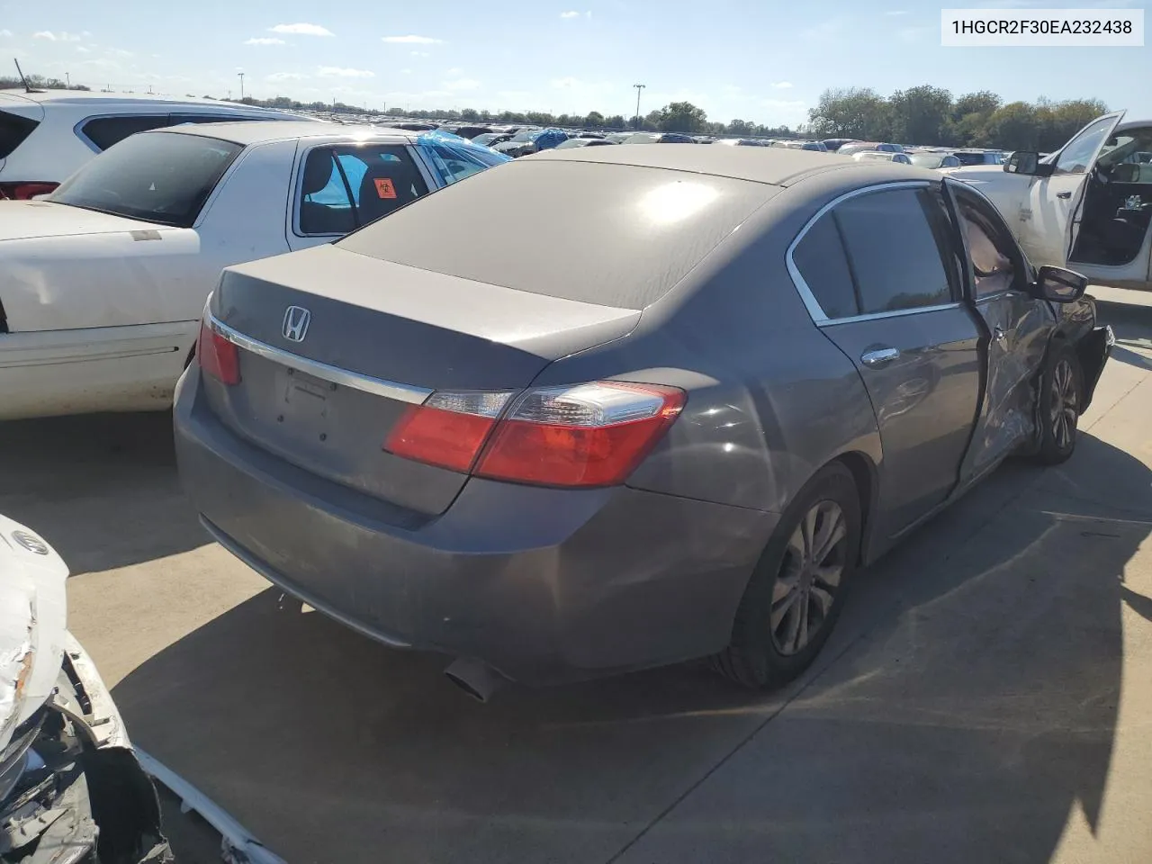 2014 Honda Accord Lx VIN: 1HGCR2F30EA232438 Lot: 72938224