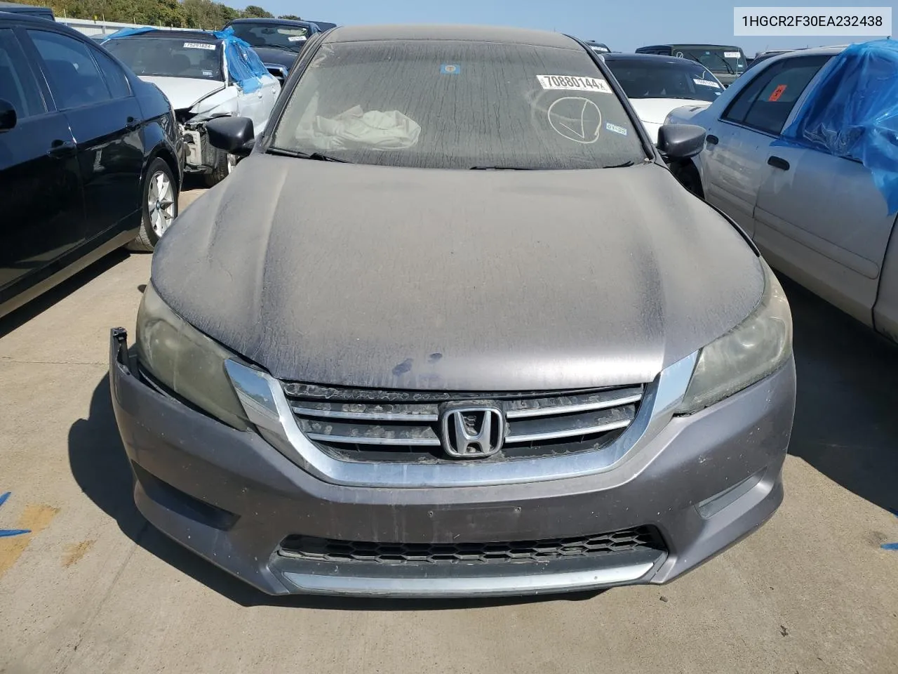 2014 Honda Accord Lx VIN: 1HGCR2F30EA232438 Lot: 72938224