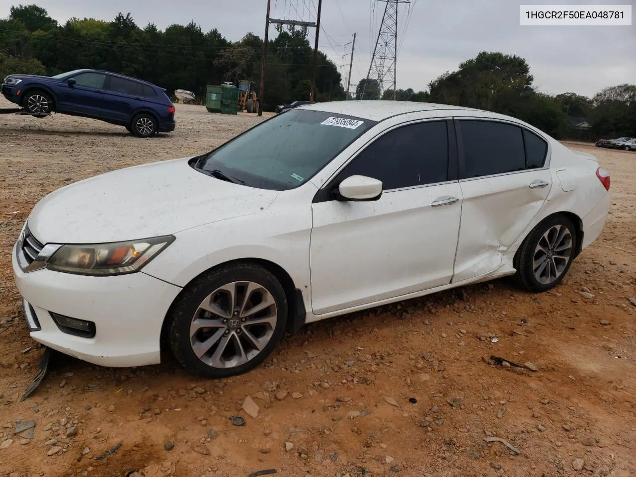 1HGCR2F50EA048781 2014 Honda Accord Sport