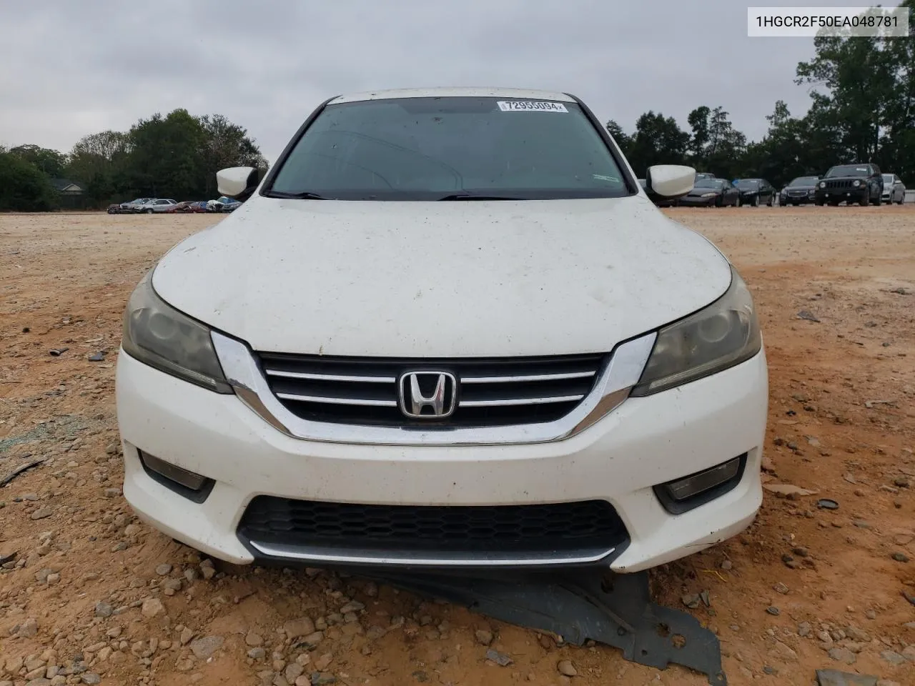 1HGCR2F50EA048781 2014 Honda Accord Sport