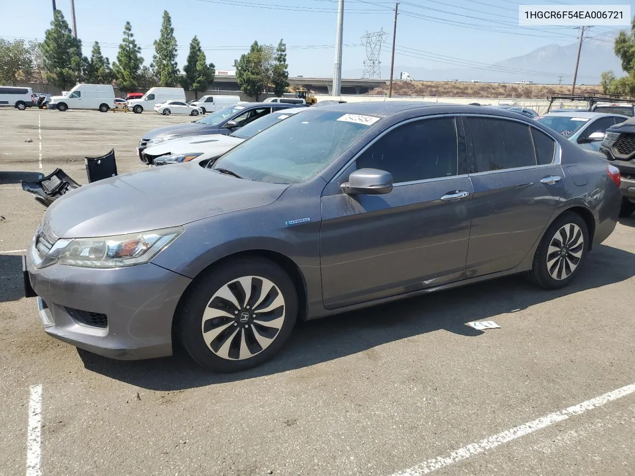 2014 Honda Accord Hybrid Exl VIN: 1HGCR6F54EA006721 Lot: 73423454