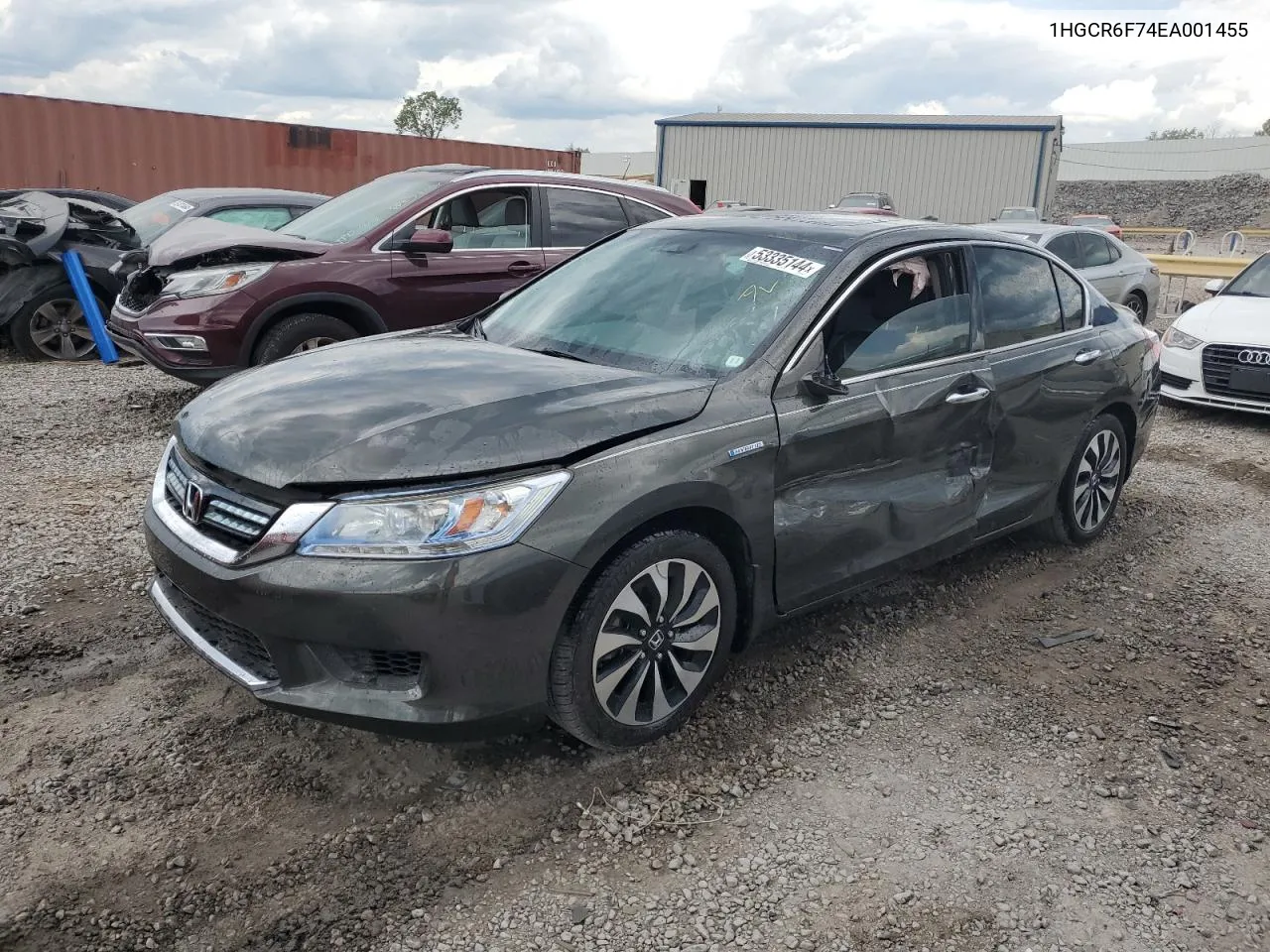 2014 Honda Accord Touring Hybrid VIN: 1HGCR6F74EA001455 Lot: 73592274