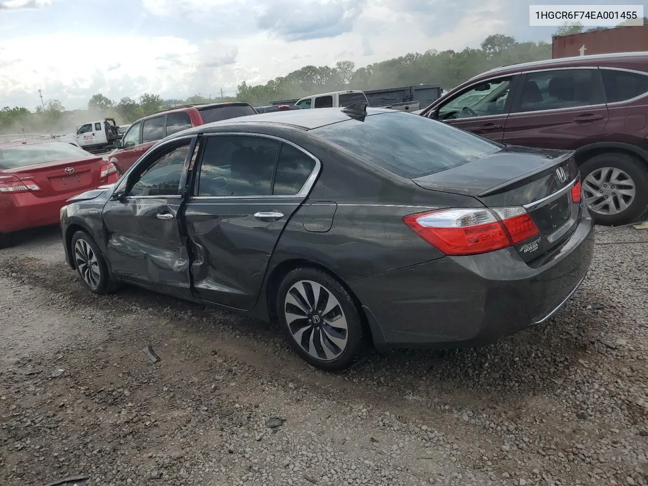 2014 Honda Accord Touring Hybrid VIN: 1HGCR6F74EA001455 Lot: 73592274