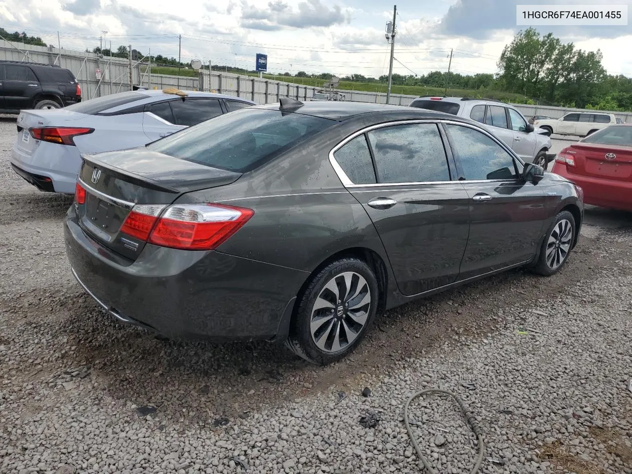 2014 Honda Accord Touring Hybrid VIN: 1HGCR6F74EA001455 Lot: 73592274