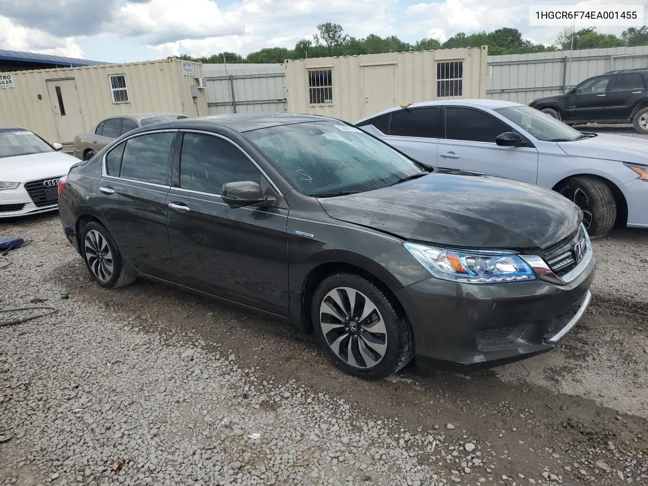 2014 Honda Accord Touring Hybrid VIN: 1HGCR6F74EA001455 Lot: 73592274