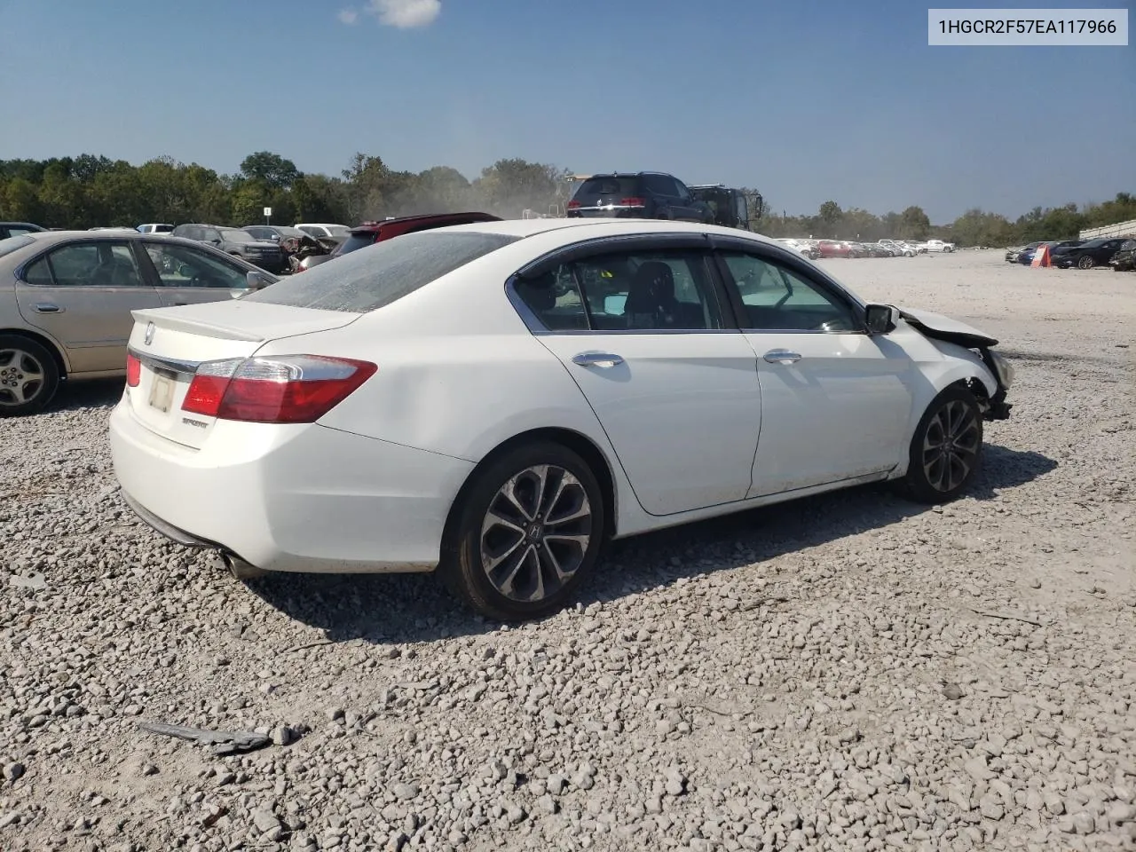 2014 Honda Accord Sport VIN: 1HGCR2F57EA117966 Lot: 74006744