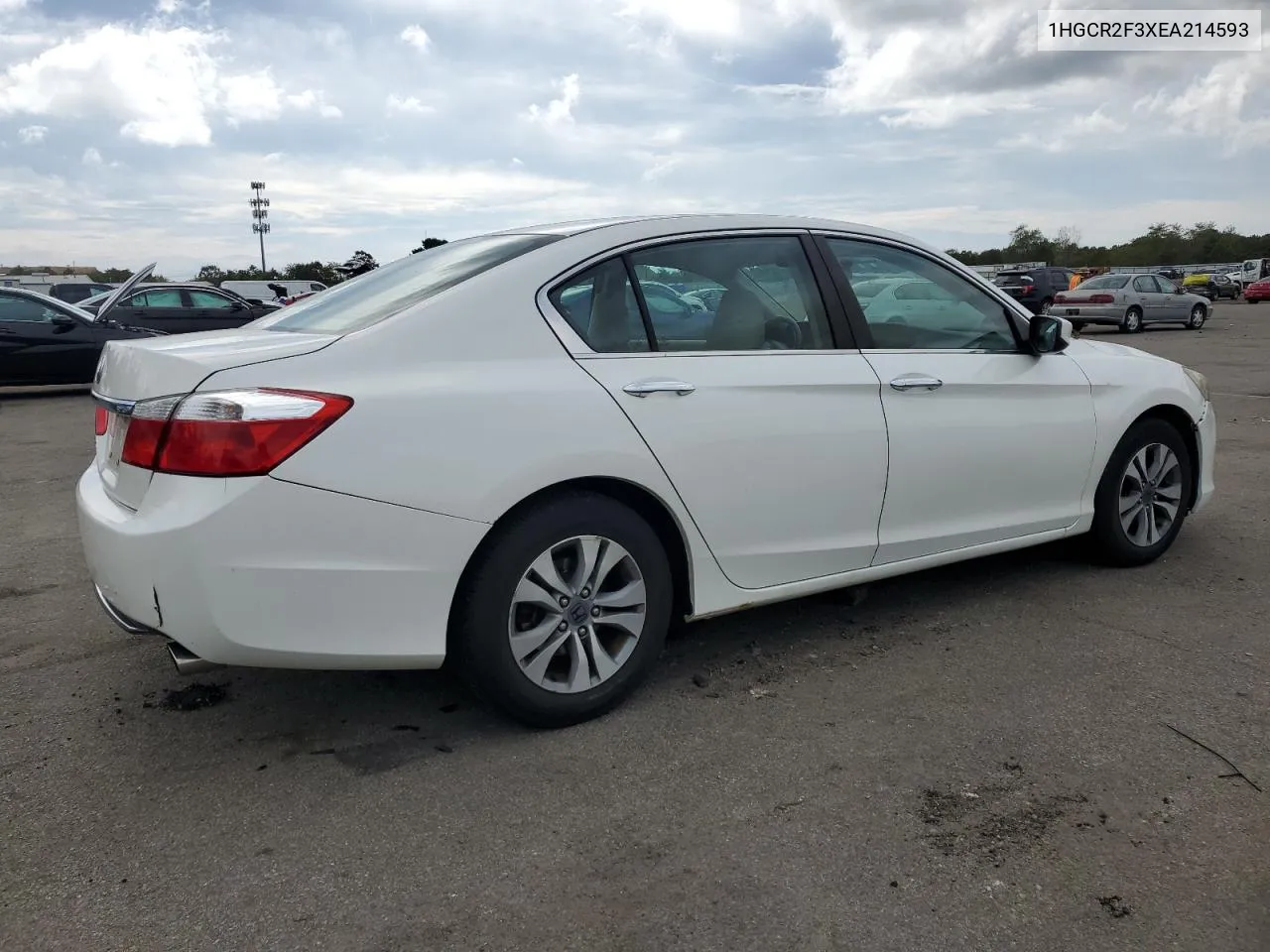 2014 Honda Accord Lx VIN: 1HGCR2F3XEA214593 Lot: 74196314