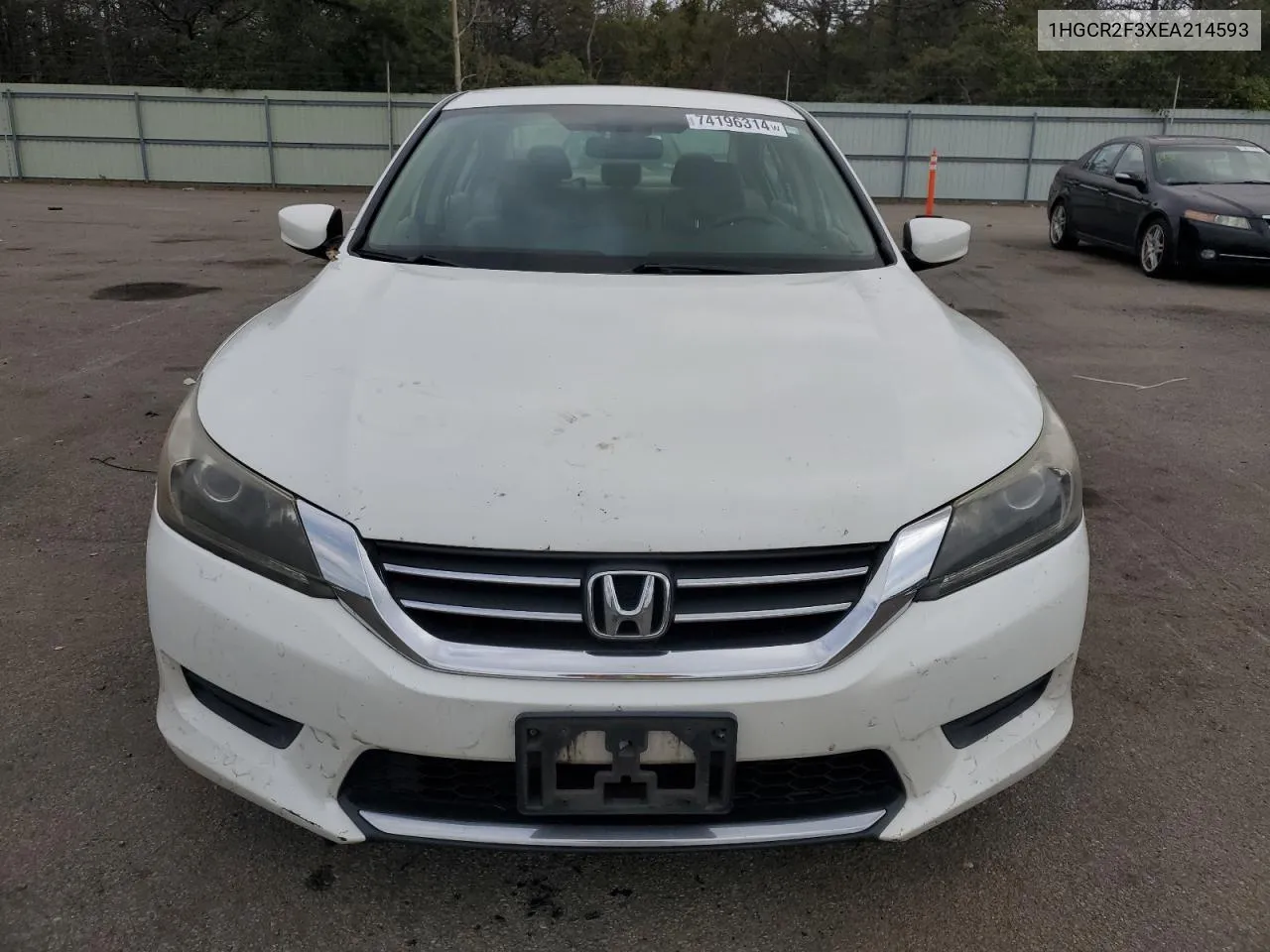 2014 Honda Accord Lx VIN: 1HGCR2F3XEA214593 Lot: 74196314