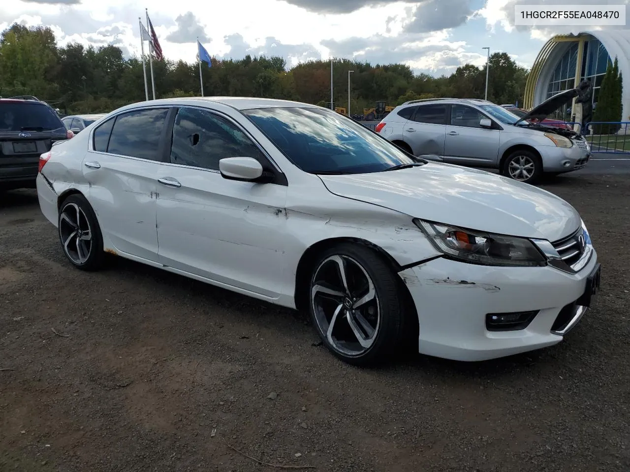 2014 Honda Accord Sport VIN: 1HGCR2F55EA048470 Lot: 74218044