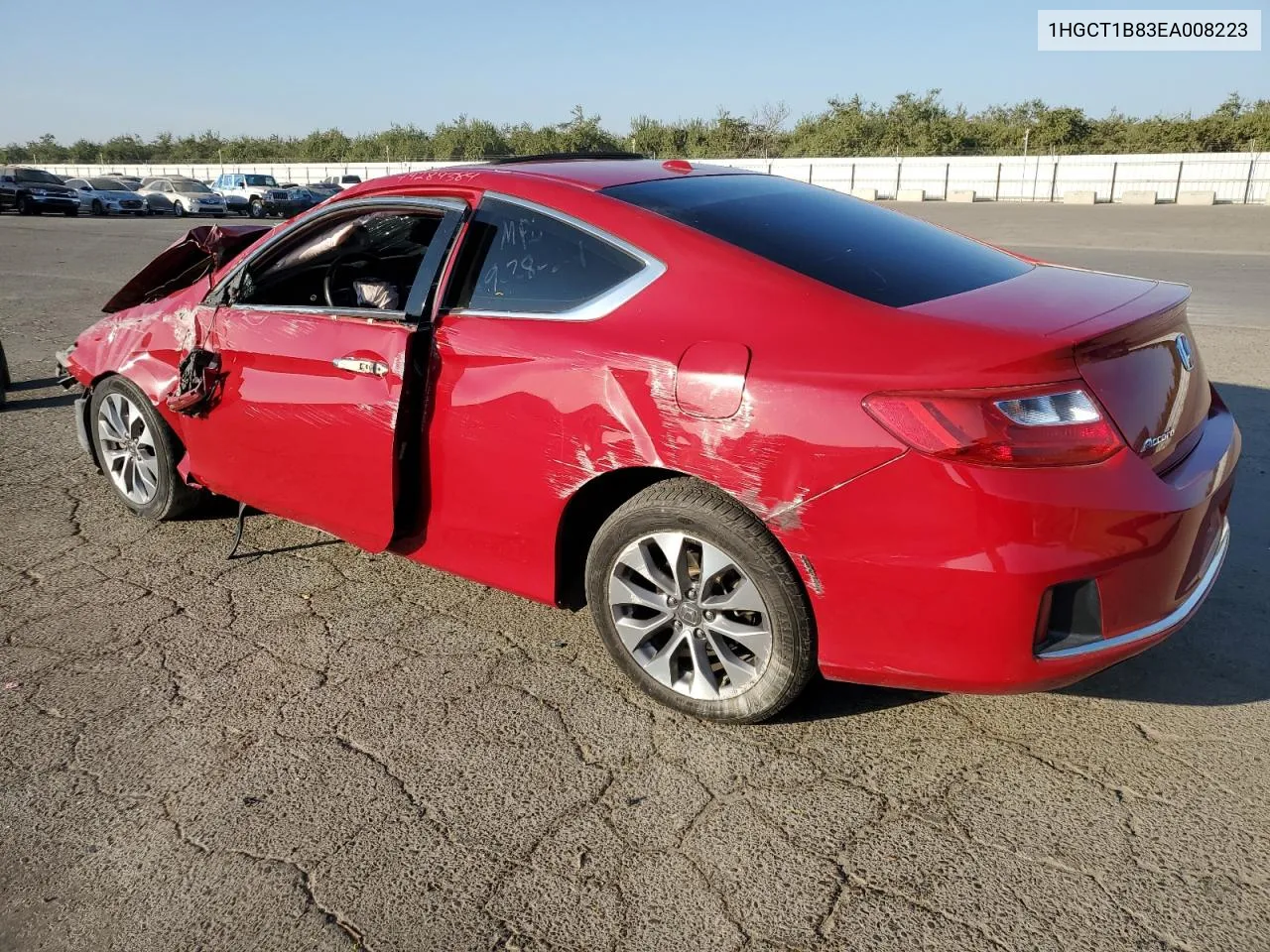 2014 Honda Accord Exl VIN: 1HGCT1B83EA008223 Lot: 74289384