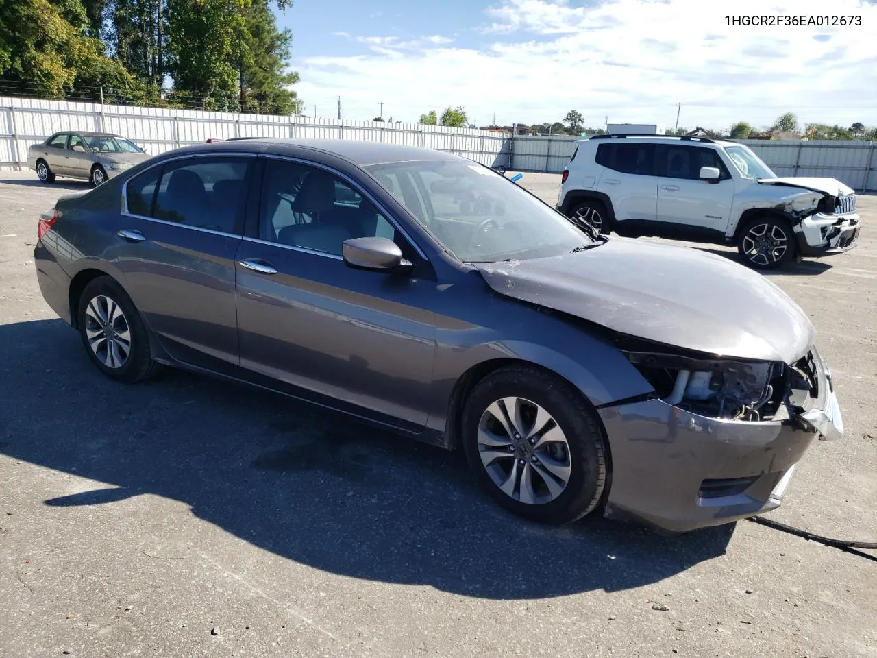 2014 Honda Accord Lx VIN: 1HGCR2F36EA012673 Lot: 74572684