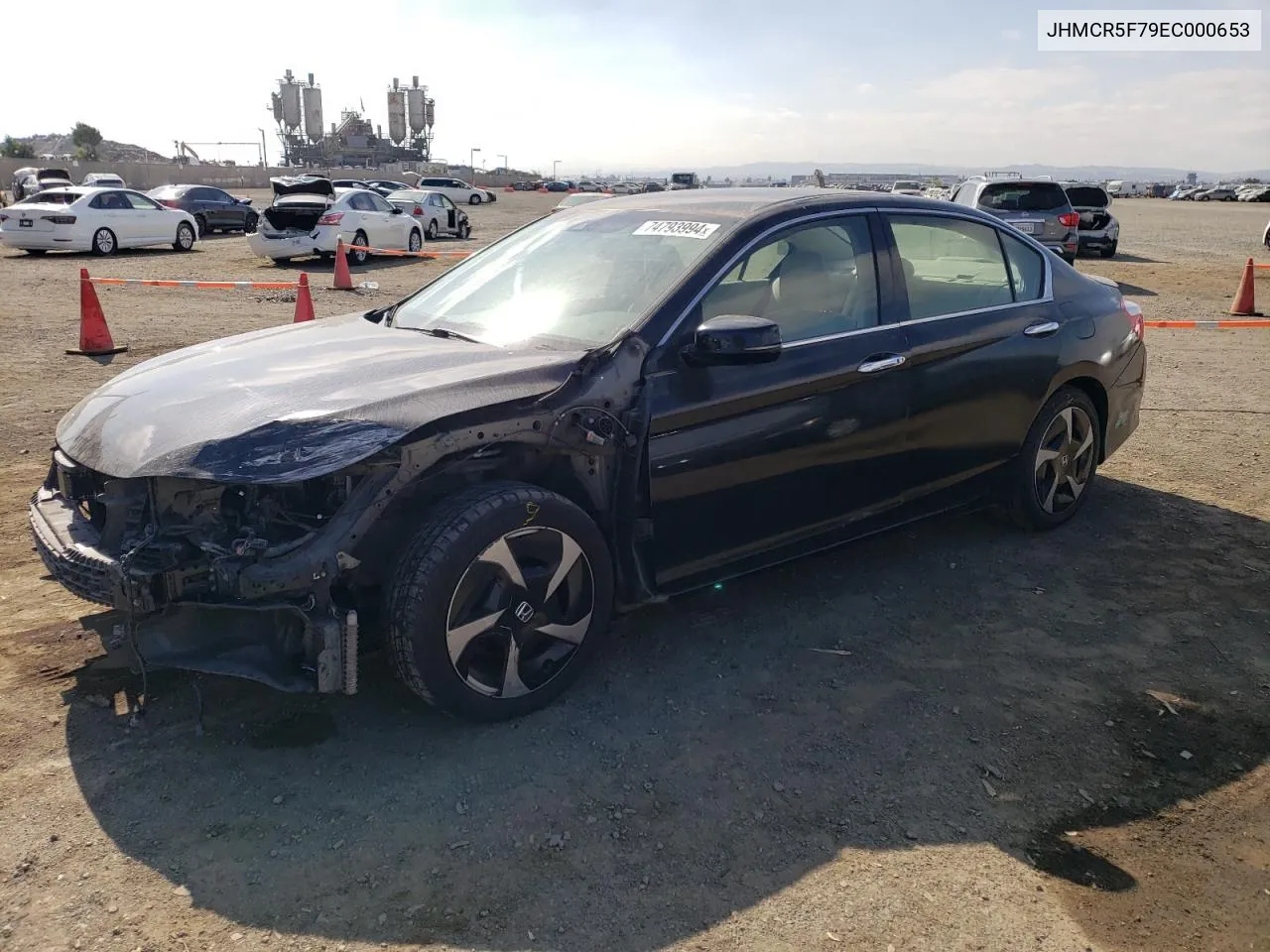 2014 Honda Accord Plug-In Hybrid VIN: JHMCR5F79EC000653 Lot: 74793994