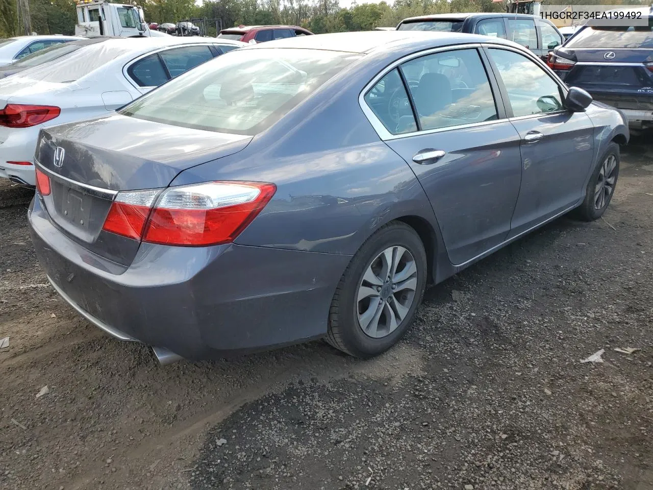 2014 Honda Accord Lx VIN: 1HGCR2F34EA199492 Lot: 74947794