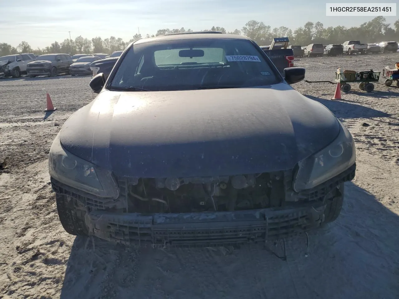 1HGCR2F58EA251451 2014 Honda Accord Sport