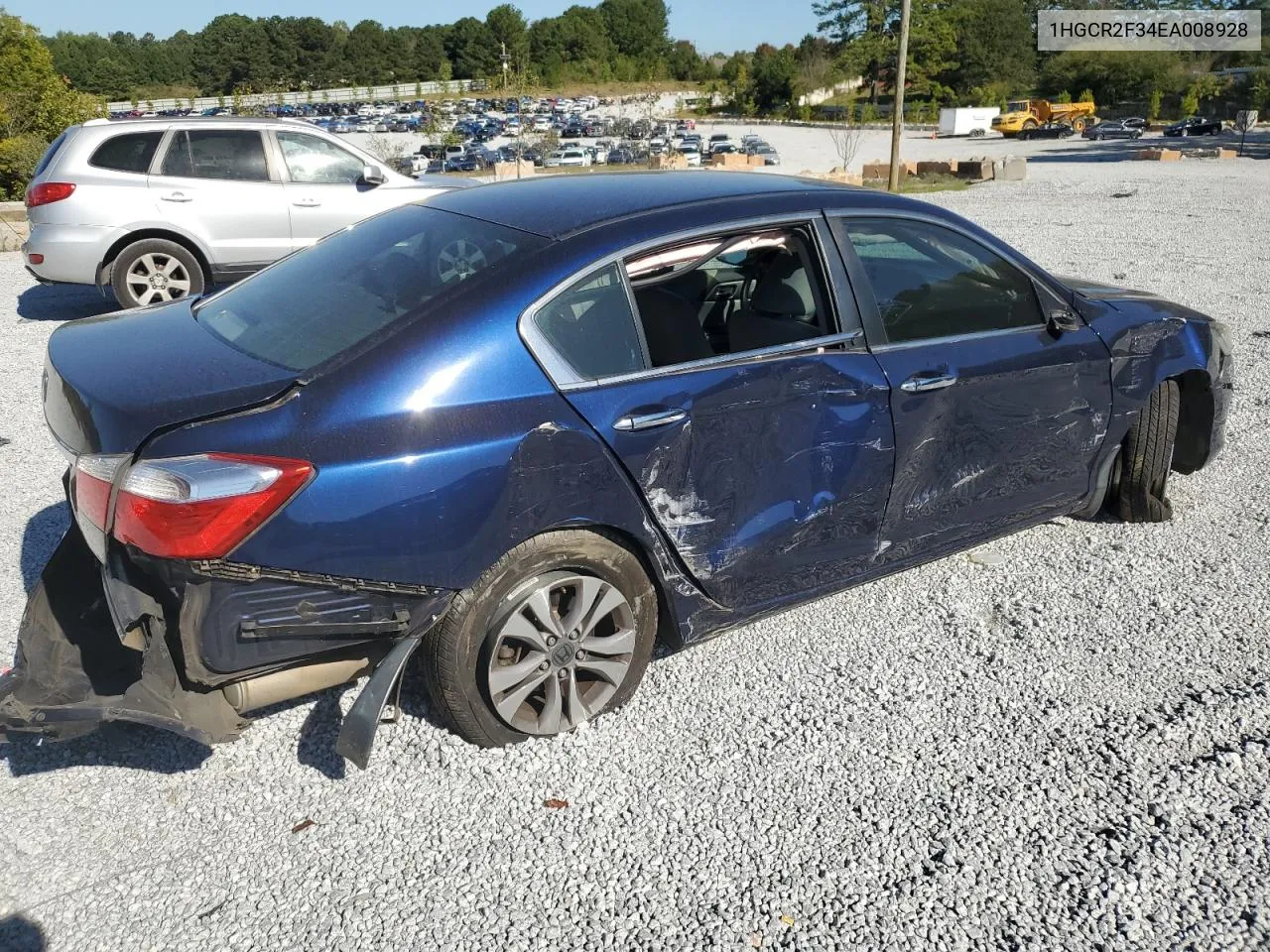 2014 Honda Accord Lx VIN: 1HGCR2F34EA008928 Lot: 75201434