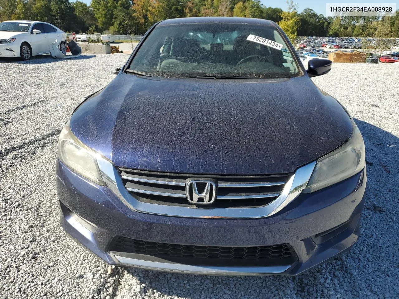 2014 Honda Accord Lx VIN: 1HGCR2F34EA008928 Lot: 75201434