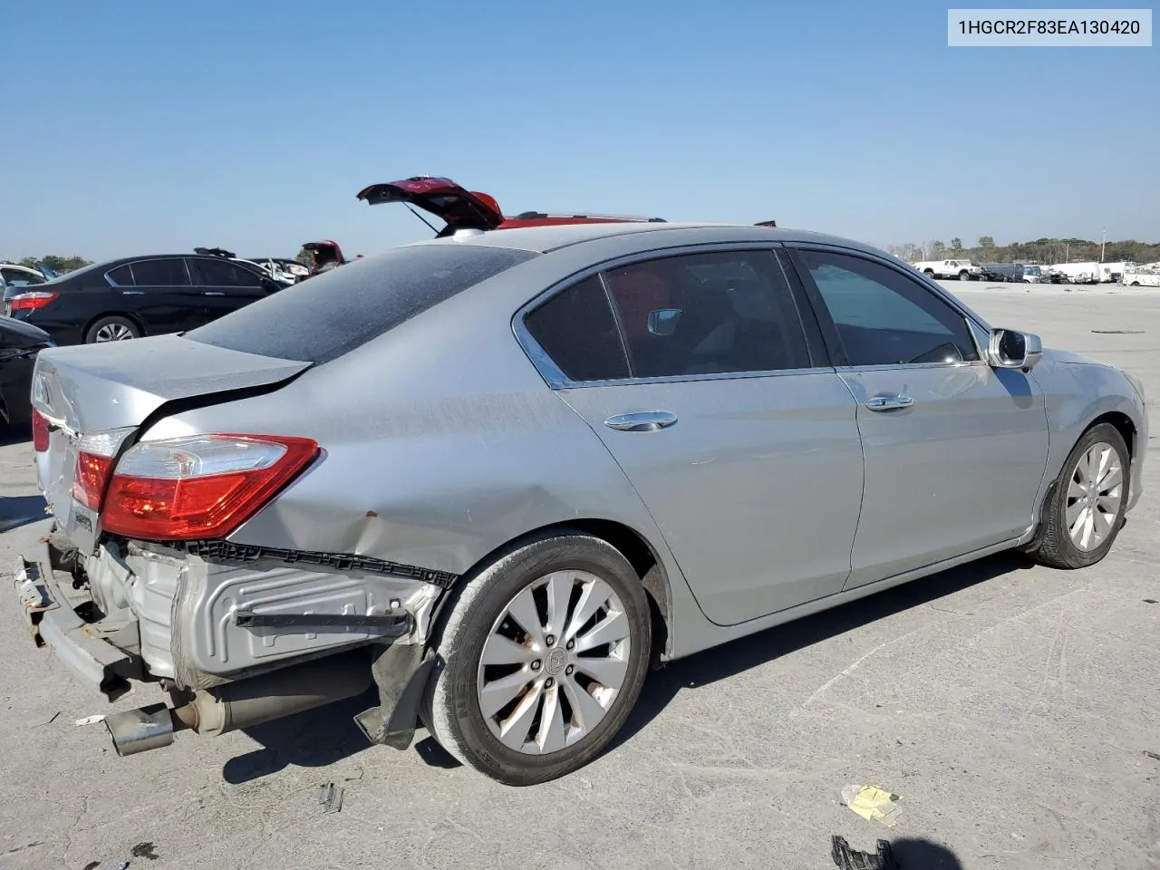 1HGCR2F83EA130420 2014 Honda Accord Exl