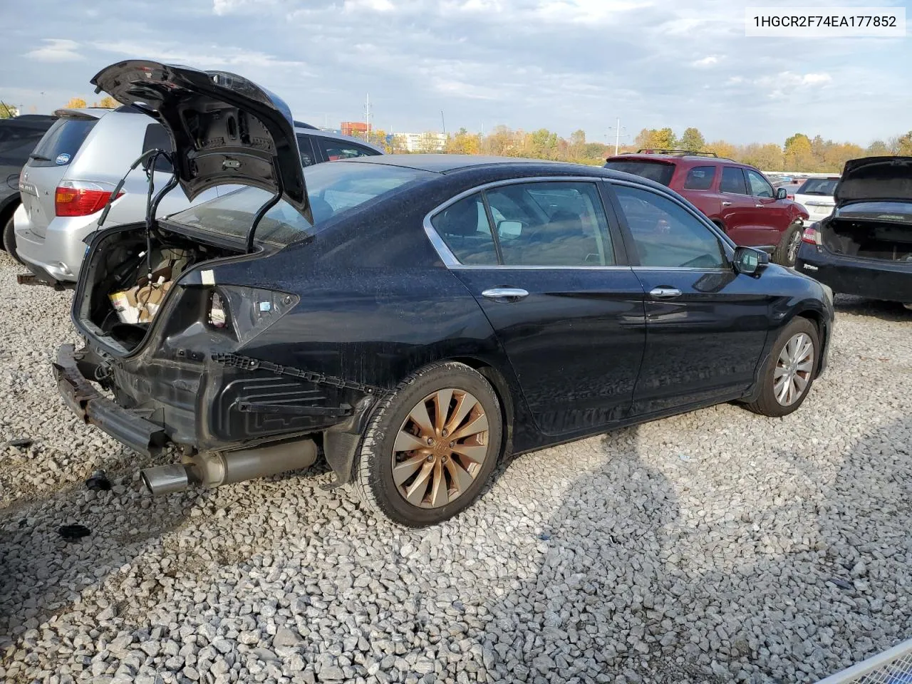 2014 Honda Accord Ex VIN: 1HGCR2F74EA177852 Lot: 76080024